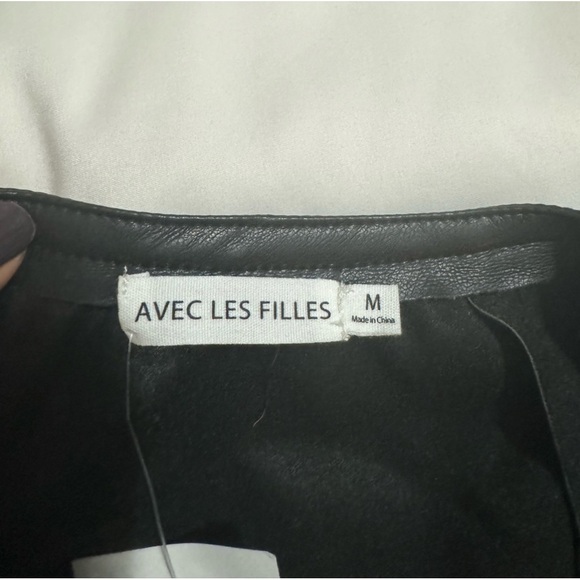 New - Vegan (faux) butter soft leather button jacket - Picture 6 of 7